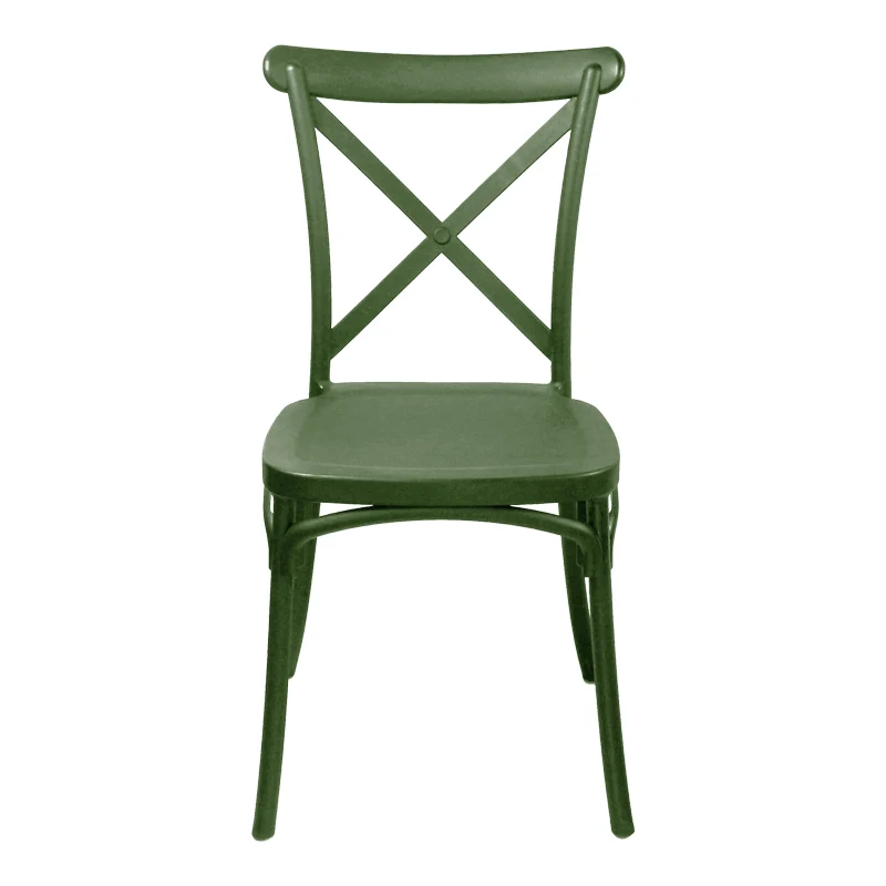 Стифиращ се стол CROSSIE pp в тъмнозелен нюанс 38x46.5x82см