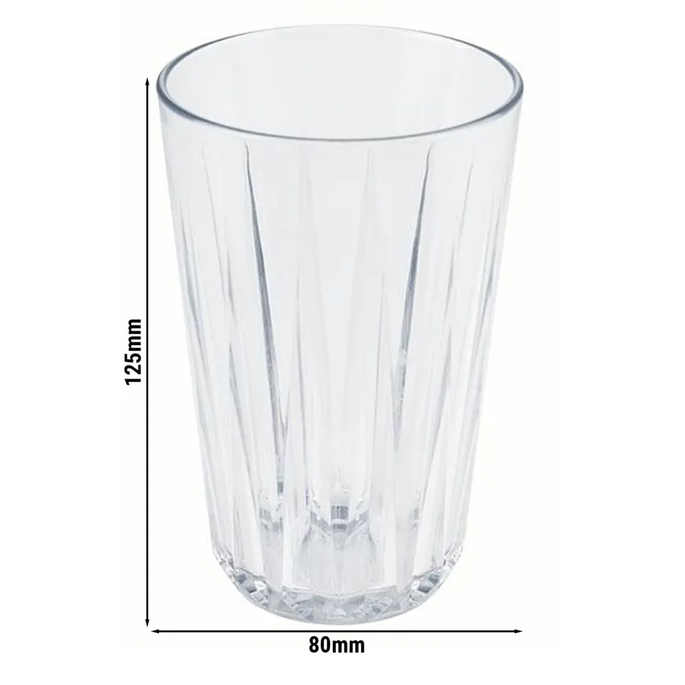 (48 бр.) CRYSTAL - Чаша за вода - 300ml - Прозрачна