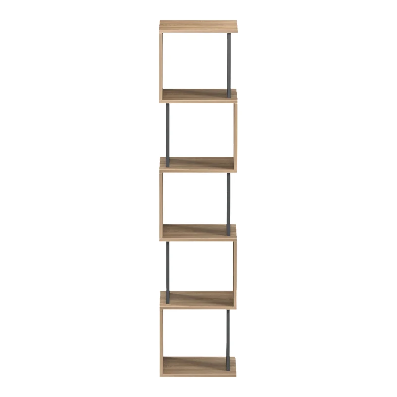 Библиотека CUBIK сонома - антрацит 35x30x161см