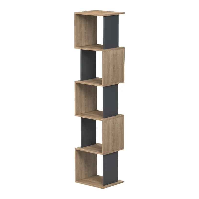 Библиотека CUBIK сонома - антрацит 35x30x161см