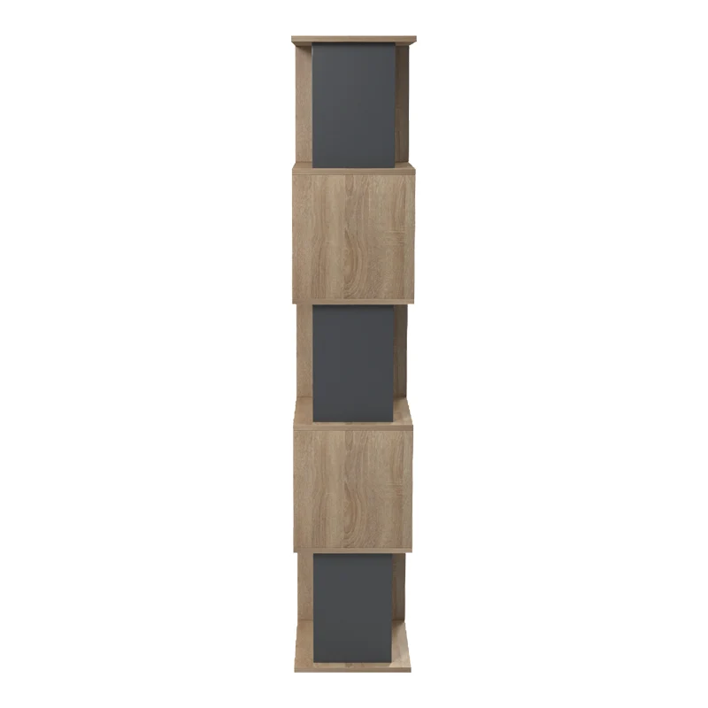 Библиотека CUBIK сонома - антрацит 35x30x161см