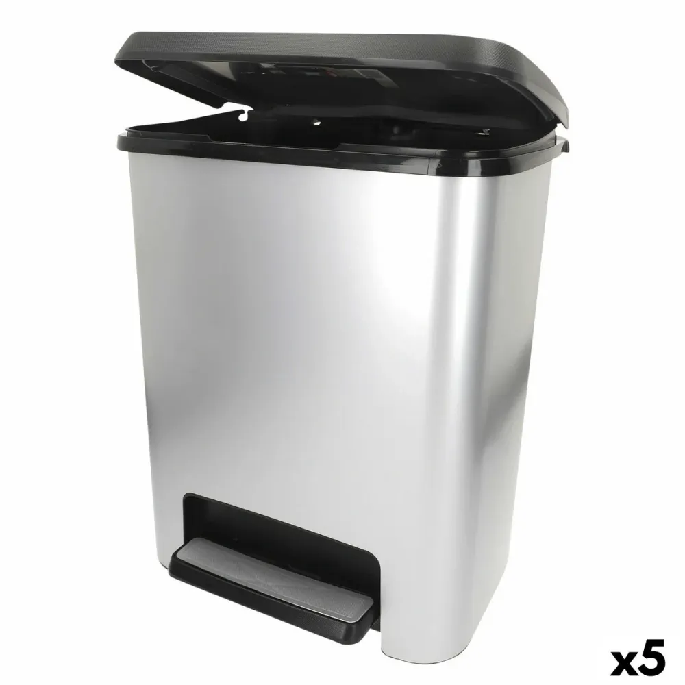 Кошче за боклук Curver Сив Пластмаса 25 L (5 броя)
