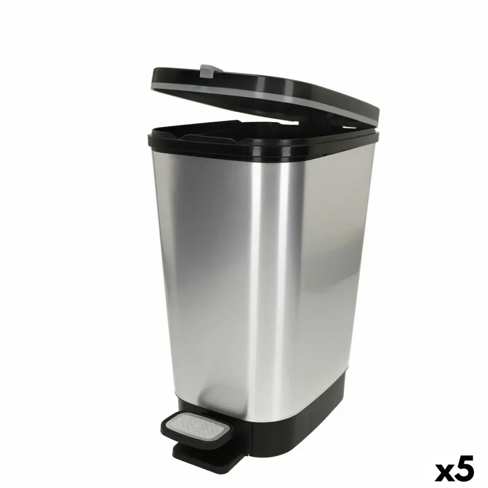 Кошче за боклук Curver Сив Пластмаса 6 L (5 броя)