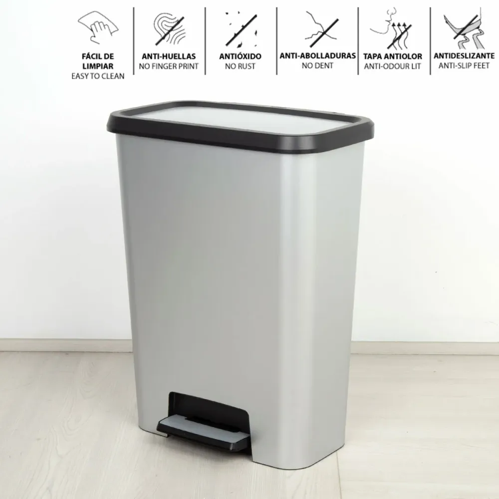 Кошче за боклук Curver Сив Пластмаса 50 L (5 броя)