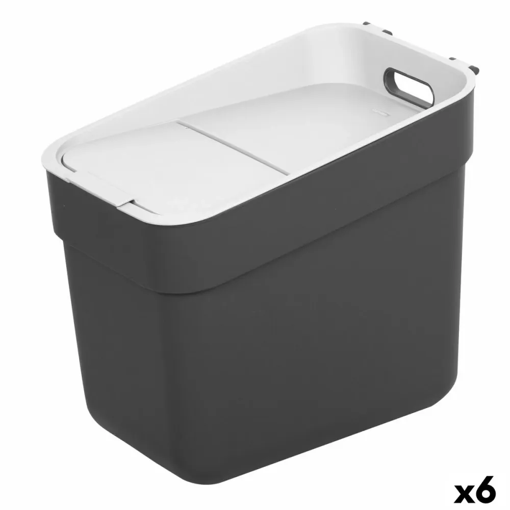 Кошче за боклук Curver Сив Пластмаса 20 L (6 броя)