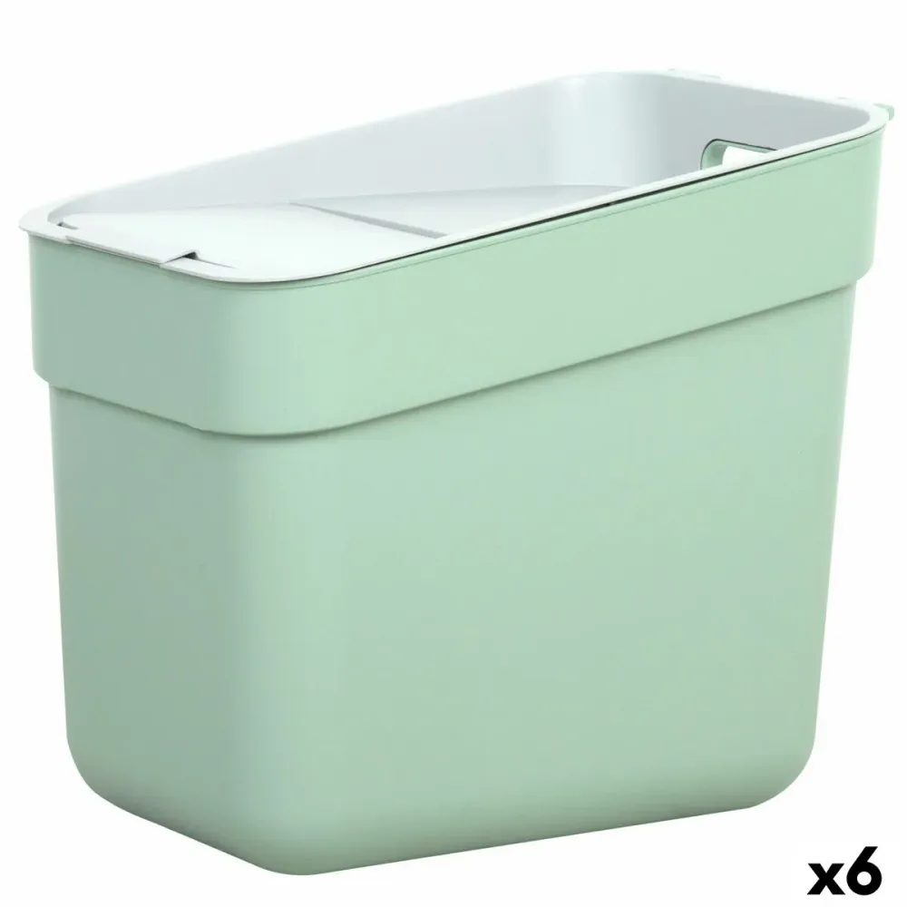 Кошче за боклук Curver Зелен Пластмаса 20 L (6 броя)