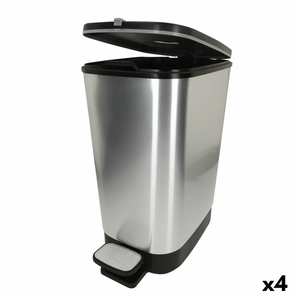 Кошче за боклук Curver Сив Пластмаса 25 L (4 броя)