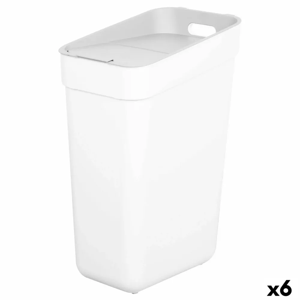 Кошче за боклук Curver Бял Пластмаса 30 L (6 броя)