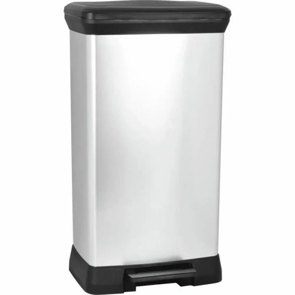 Кошче за боклук Curver CURVER Сребрист Метал 50 L