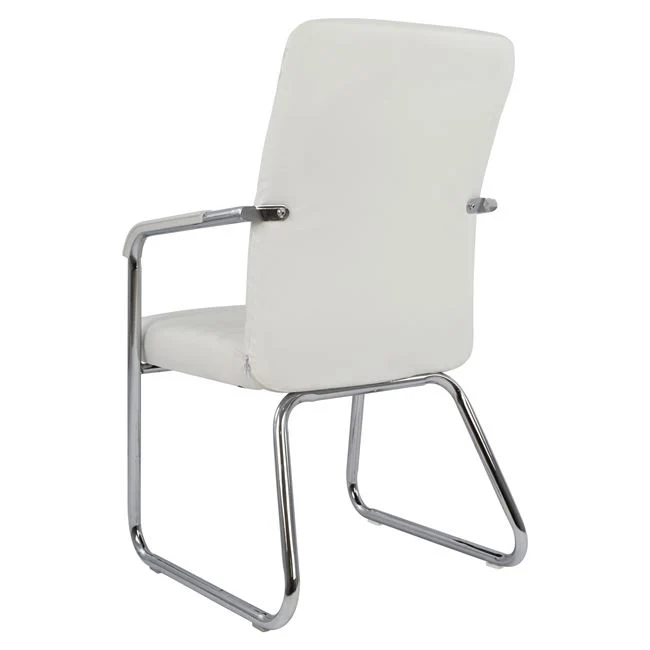 Посетителски стол DALEY бял цвят 55.5x67.5x94 см