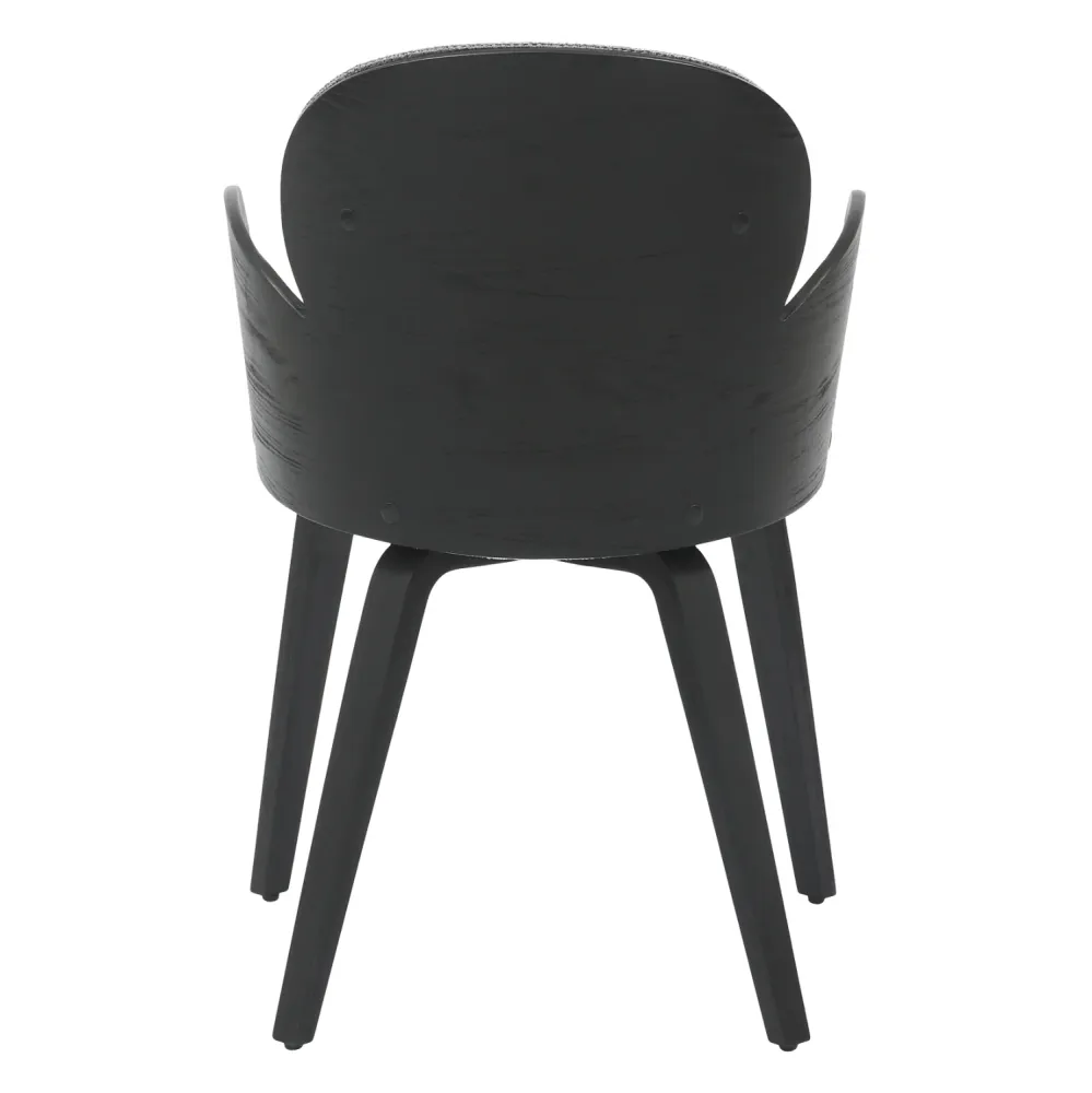 Кресло DARNEL цвят черен-сив 56x56x83