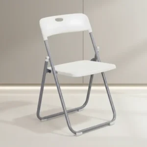 Сгъваем стол DAXTON PP бяло-сребрист 49x46.5x73.5cm