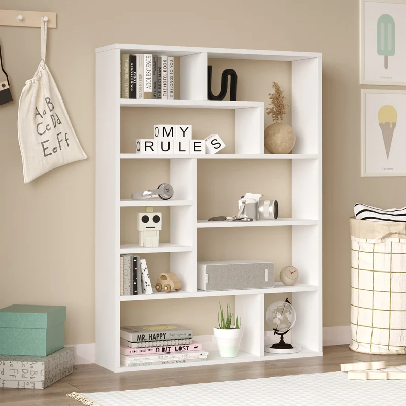 Етажерка Decora в бял нюанс 90x22x123.6см