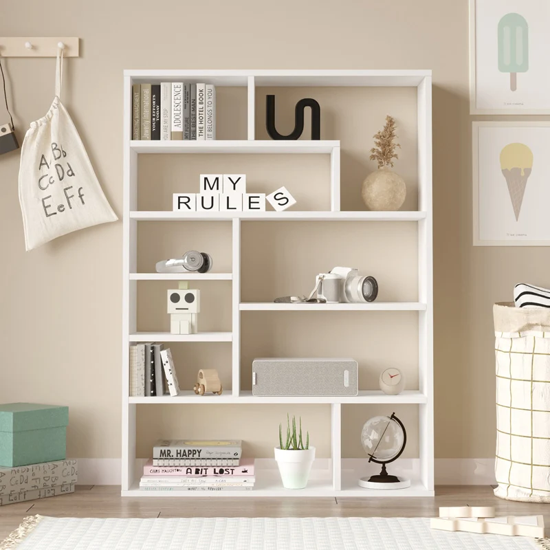 Етажерка Decora в бял нюанс 90x22x123.6см