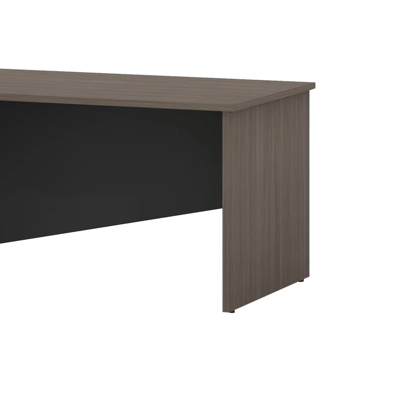 Офис бюро професионално ляво ъглово Denith въглен-орех 220x180x75см