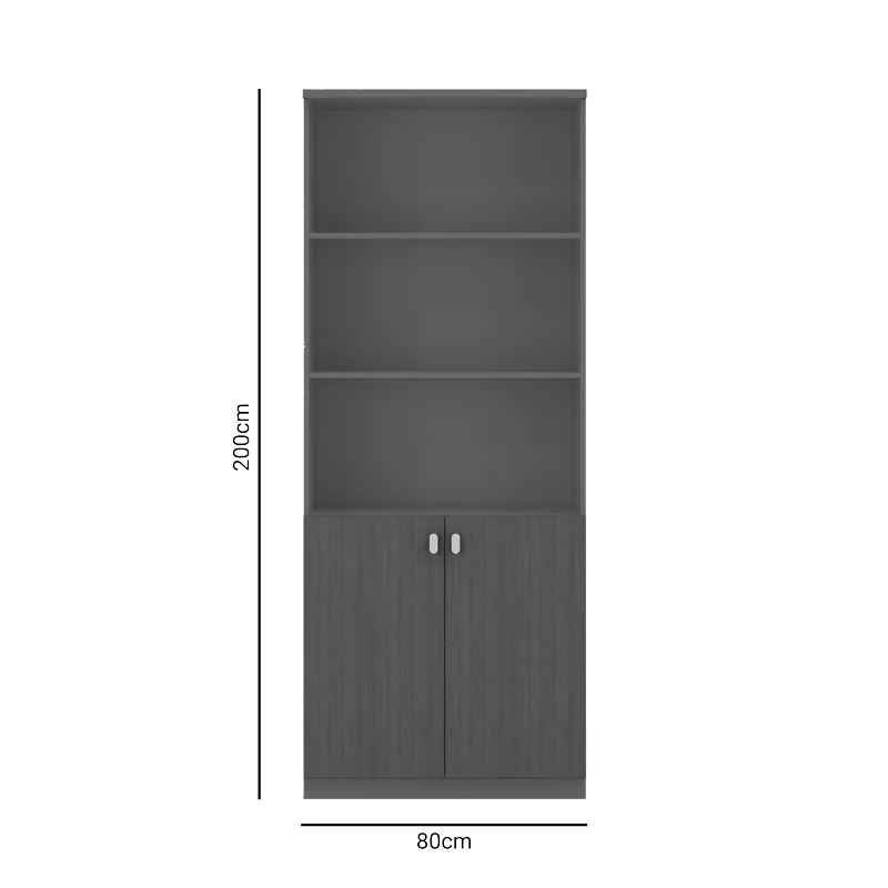 Етажерка професионална Denith тъмно сива 80x40x200см