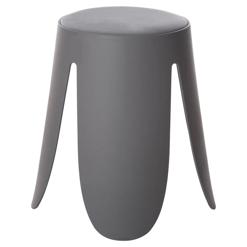 Табуретка DENTY сив цвят Φ30x45
