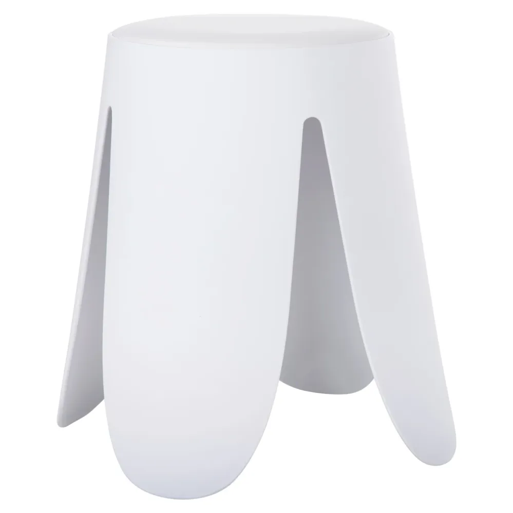 Табуретка DENTY бял цвят Φ30x45