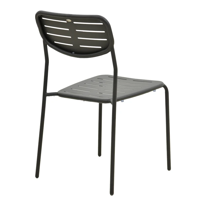 Стифиращ се стол DERABY черен метал 52.5x45.5x83см