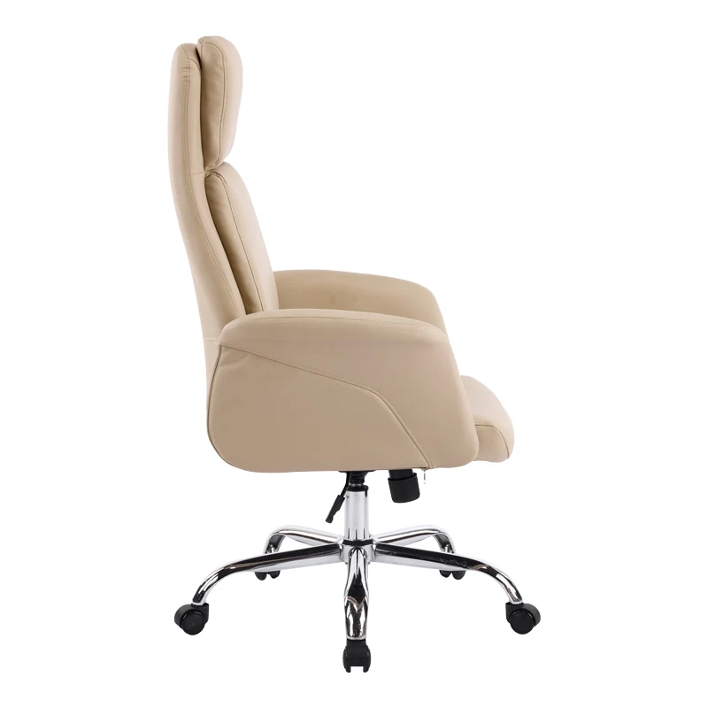 Мениджърски офис стол Derjio бежов, pu 68x66x115см
