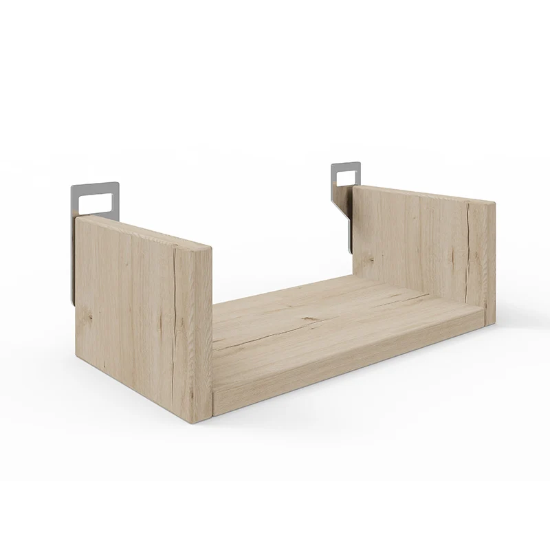 Стенен рафт Derva цвят дъб 30x15x10см