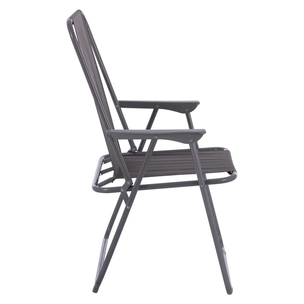 Сгъваем стол DEVAL сив цвят 56x61x84