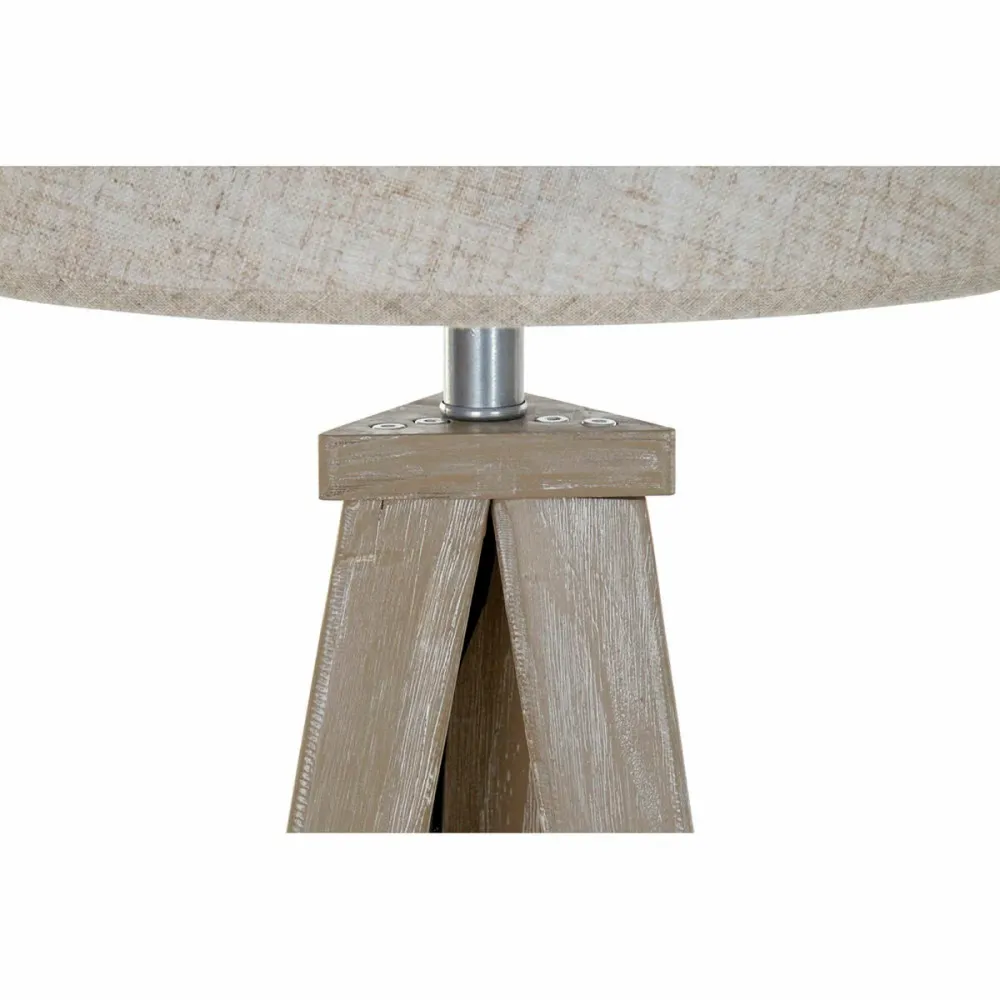 Лампион DKD Home Decor 40 x 40 x 154 cm Бежов Метал Сметана Пластмаса 220 V 25 W 60 W Бор (2 броя)
