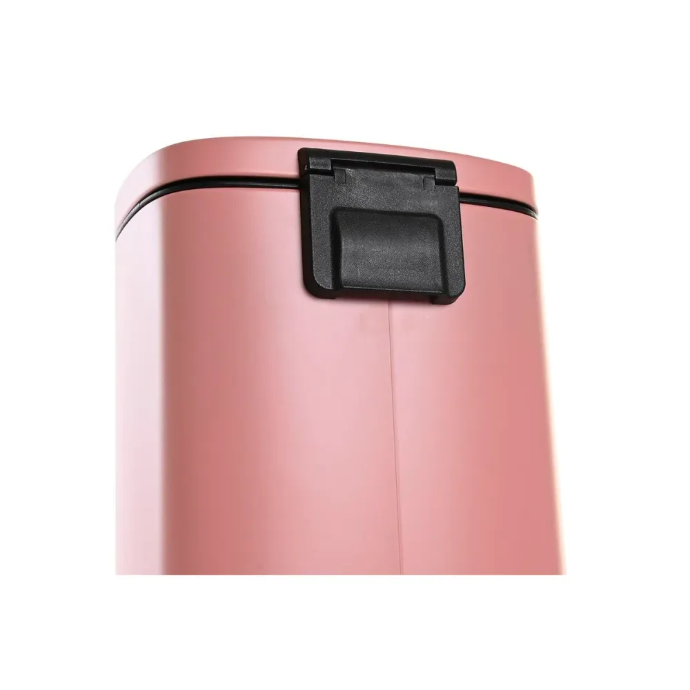 Кошче с педал DKD Home Decor Праскова Метал полипропилен Основен 5 L