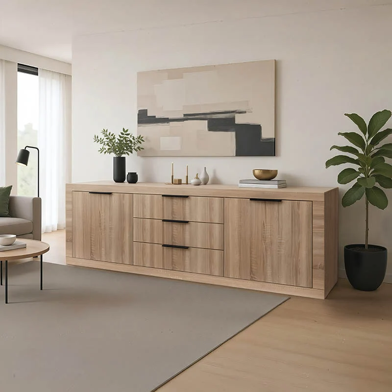 Бюфет Doha в цвят sonoma 210x45x80.5см