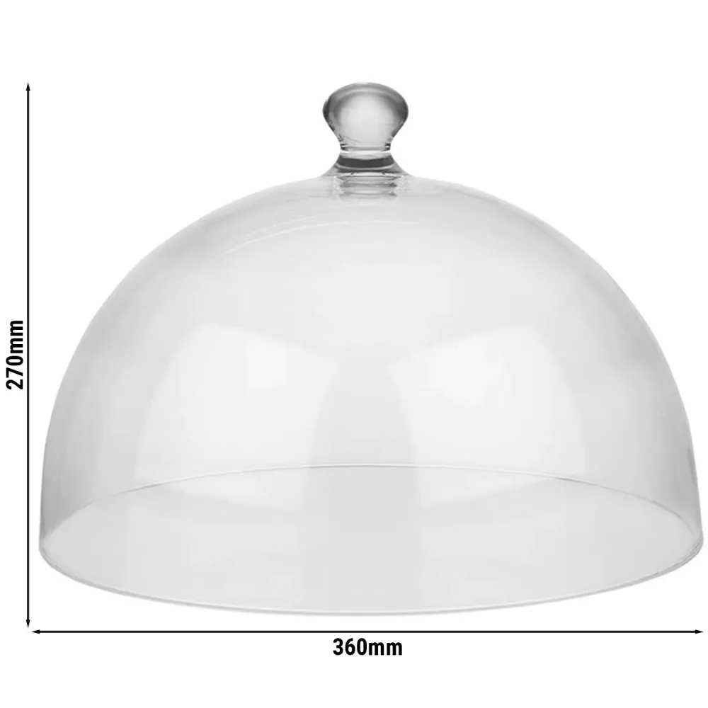 Ролтоп капак - DOME - Поликарбонат - Ø360mm - Височина:270mm - кръгло