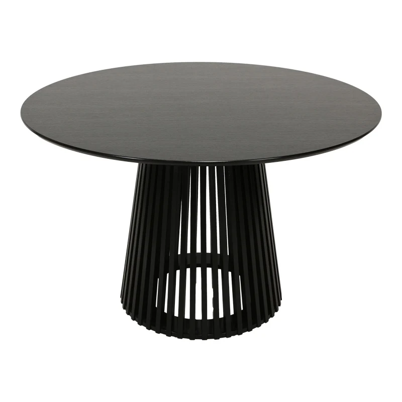 Трапезна маса DOMINIC mdf в черен цвят d120x75см