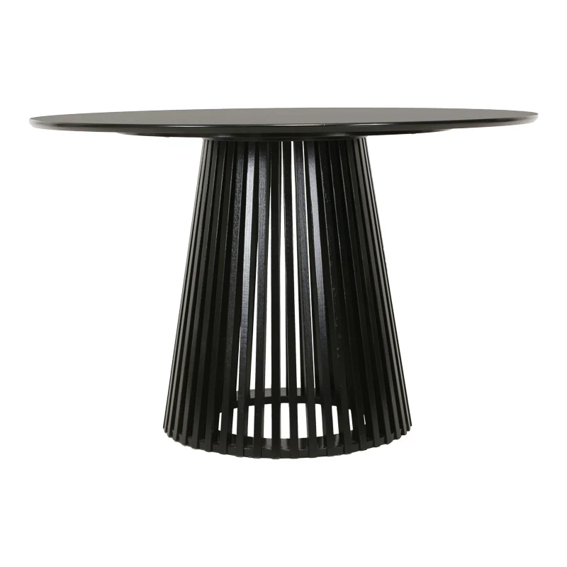 Трапезна маса DOMINIC mdf в черен цвят d120x75см