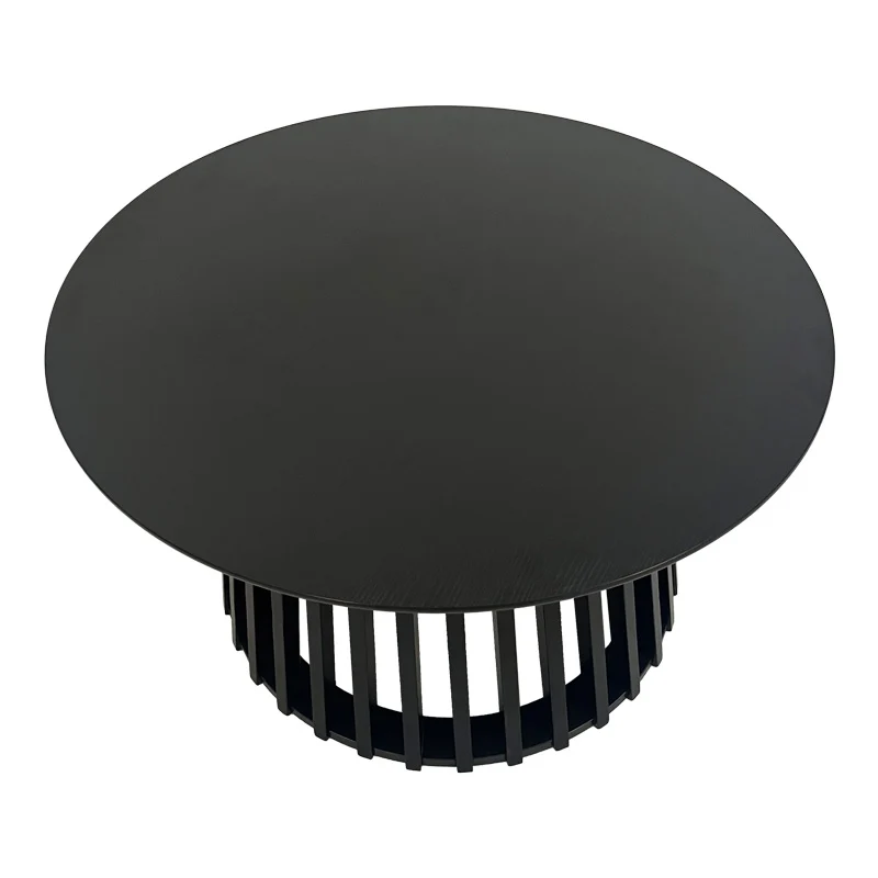 Холна маса DOMINIC mdf в черен цвят d80x45см