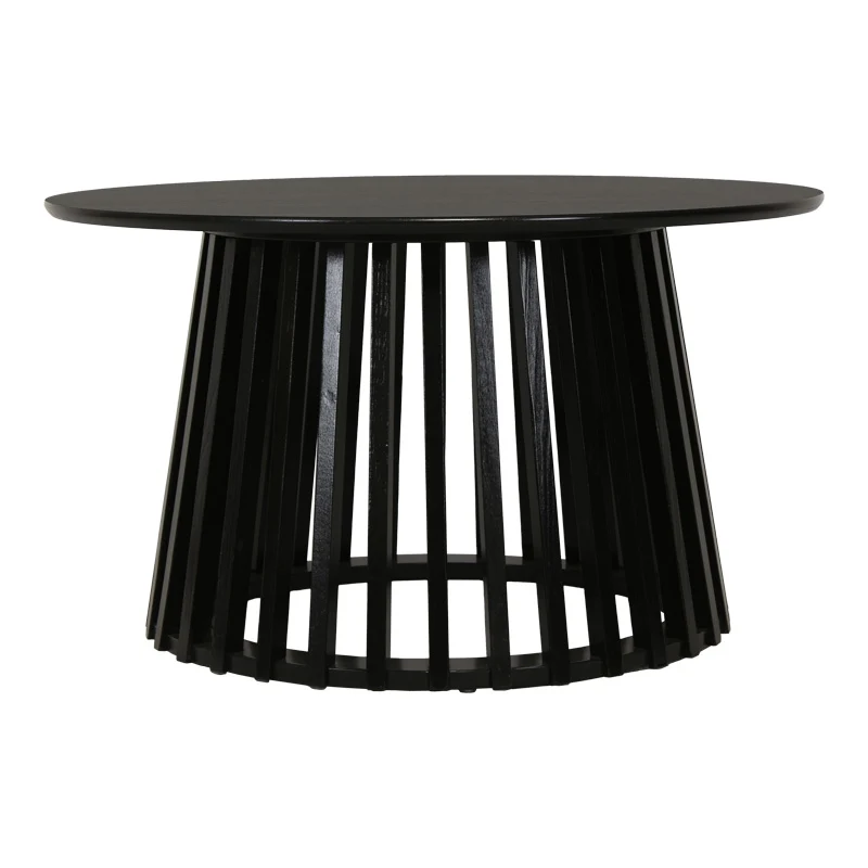 Холна маса DOMINIC mdf в черен цвят d80x45см
