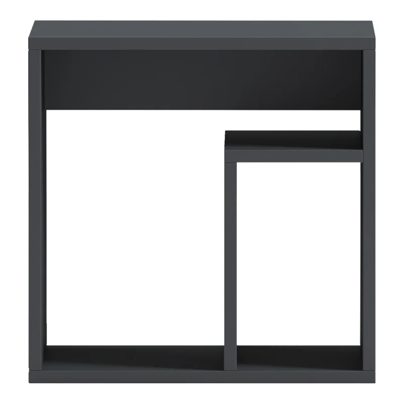 Нощно шкафче Double антрацит 40x35x40см