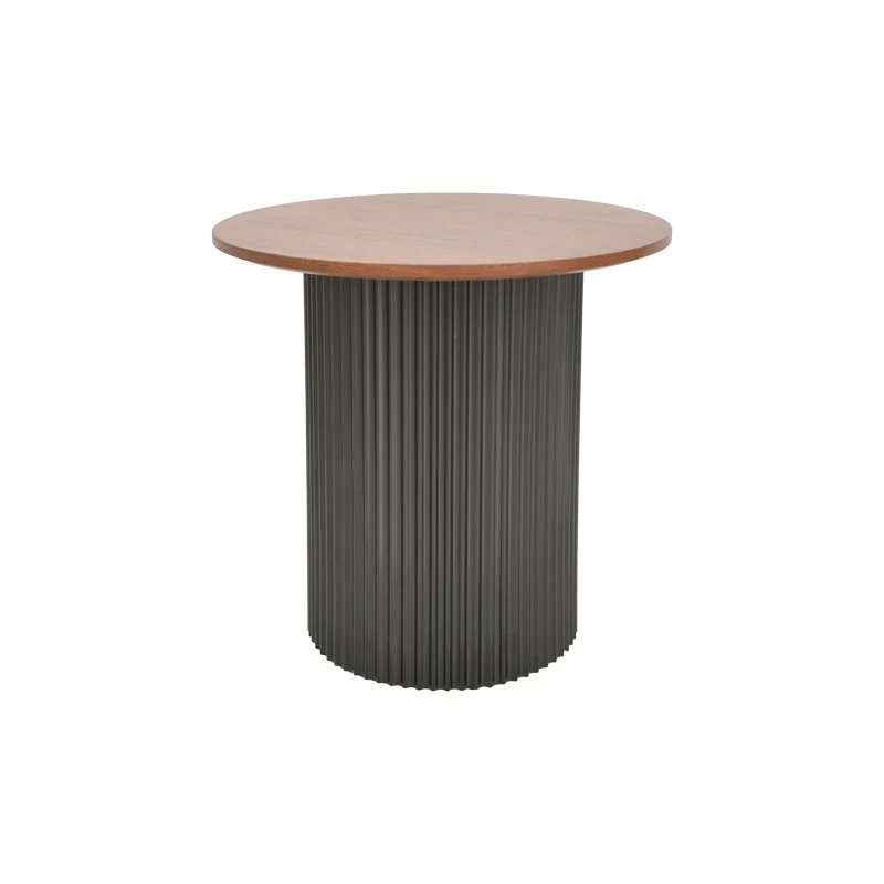 Помощна маса Dovel мдф цвят орех - черен нюанс d50x45см