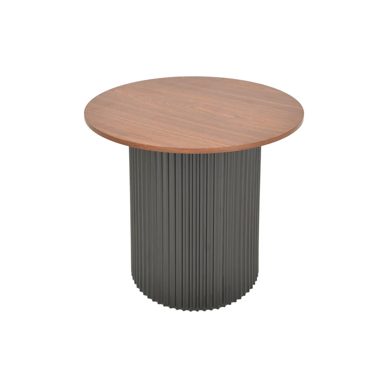 Помощна маса Dovel мдф цвят орех - черен нюанс d50x45см