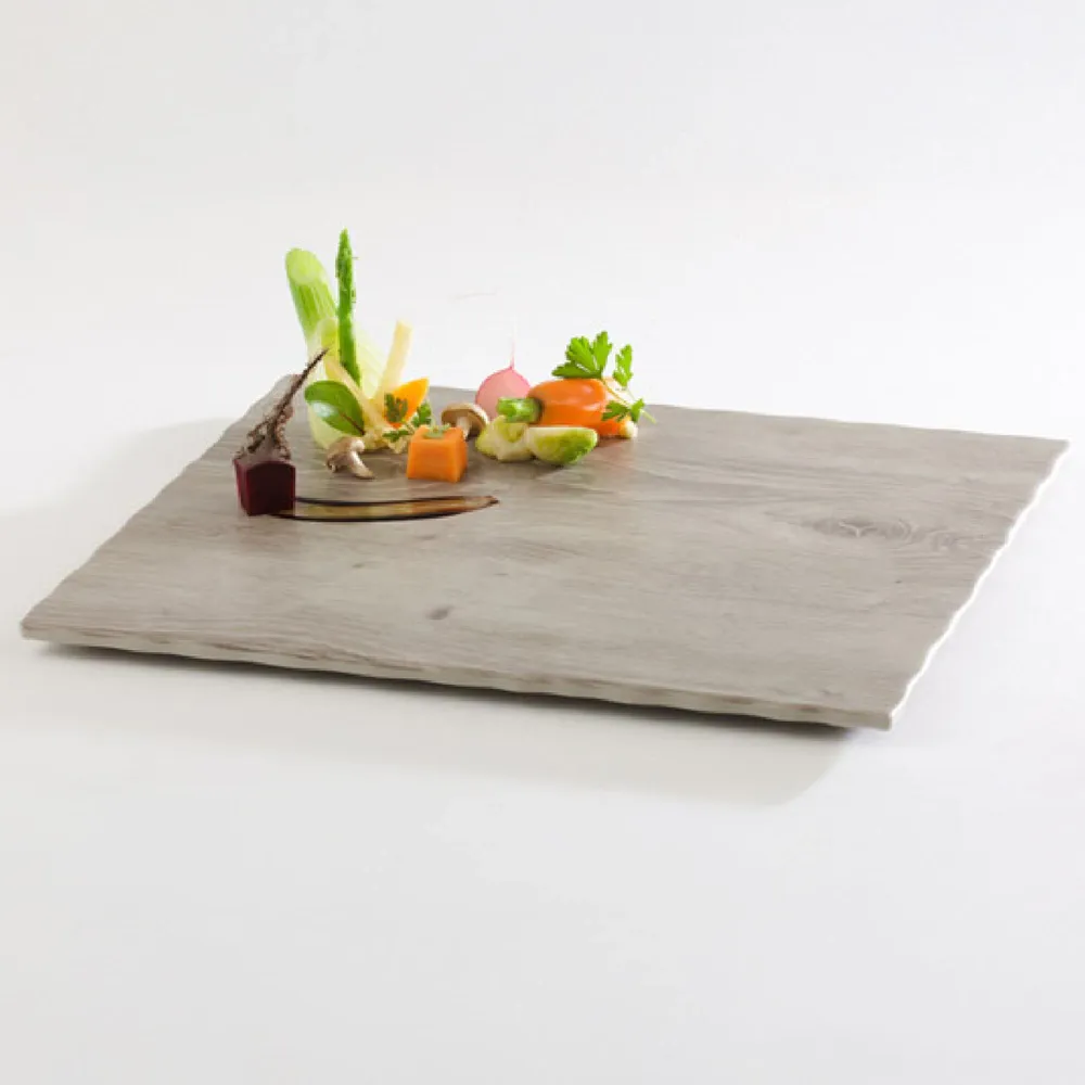 (6 бр.) Меламиново плато GN 1/2 - DRIFTWOOD - Меламин - 325x265mm - Височина: 15mm - Сив
