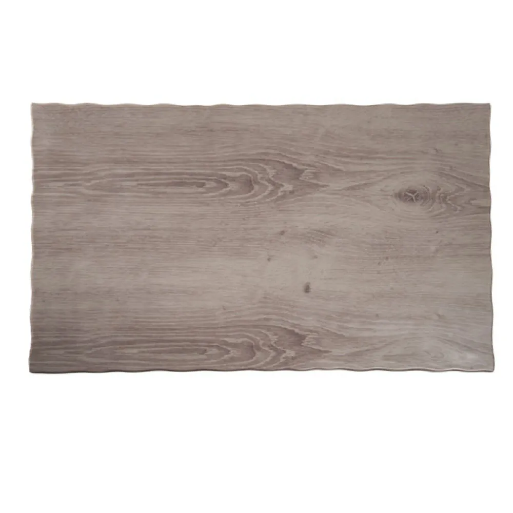 (6 бр.) Меламиново плато GN 1/1 - DRIFTWOOD - Меламин - 530x325mm - Височина: 15mm - Сив