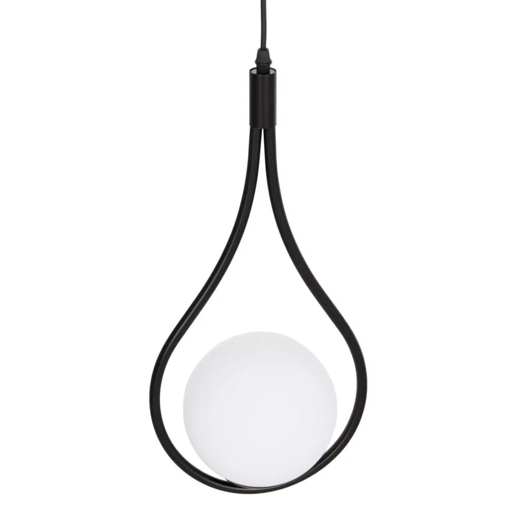 Таванна лампа DROPLET черен цвят 23.5x12x147см