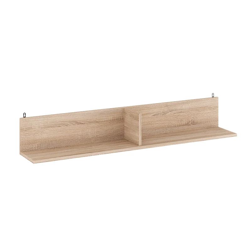 Стенен рафт Drowel цвят сонома 130x21.6x20cм