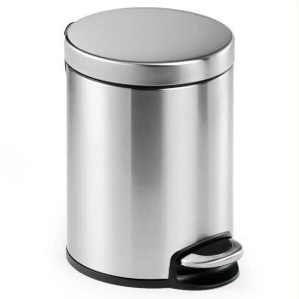 Кошче с педал Durable Сребрист Неръждаема стомана 5 L