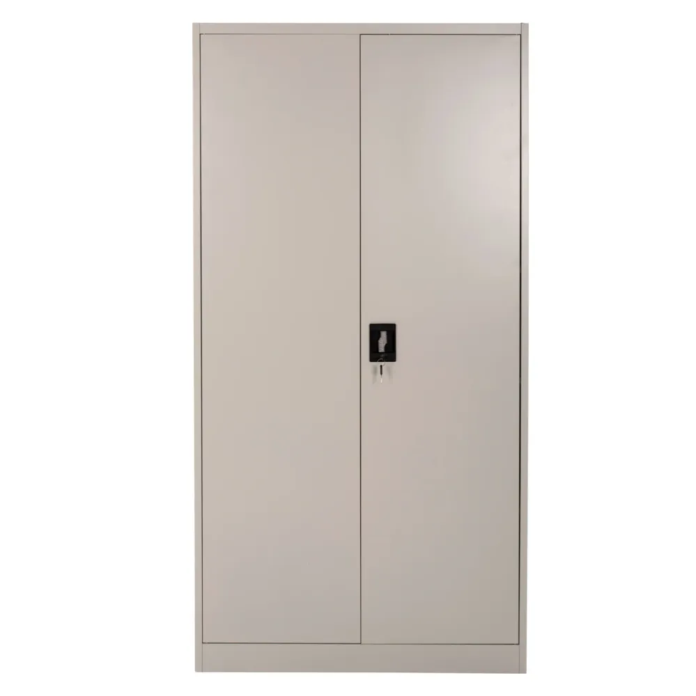 Метален гардероб DURON светло сив цвят 90X40X180см