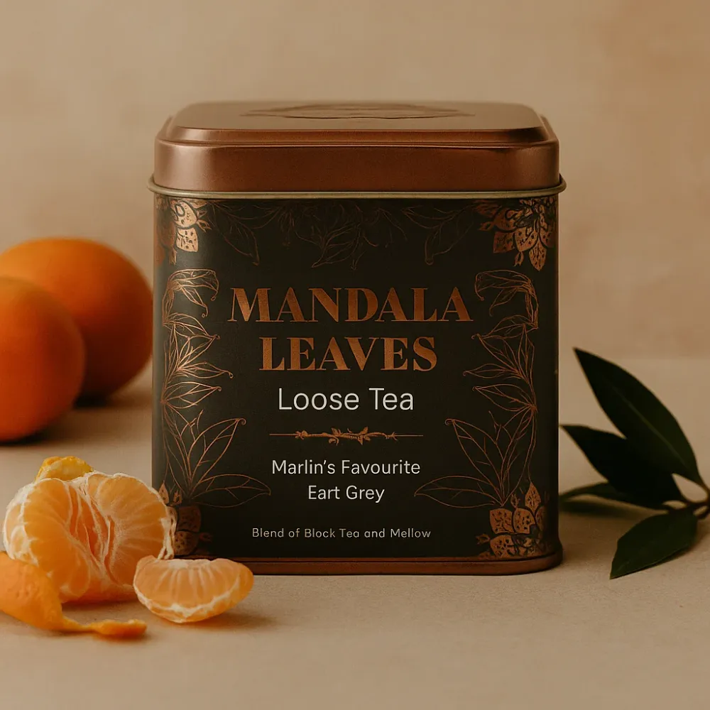 Черен чай на листа Earl Grey с бергамот 50g