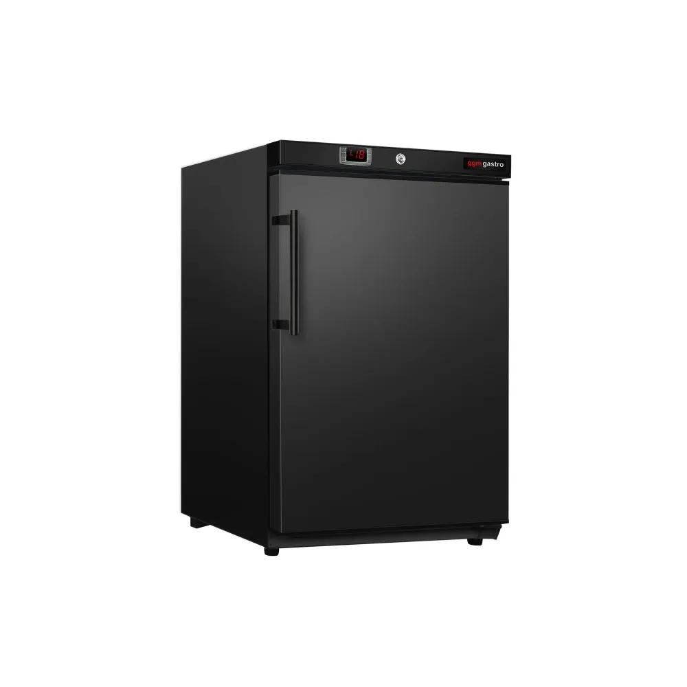 Витринен фризер ECO - 115l - с 1 стъклена врата и 3 рафта - Черен