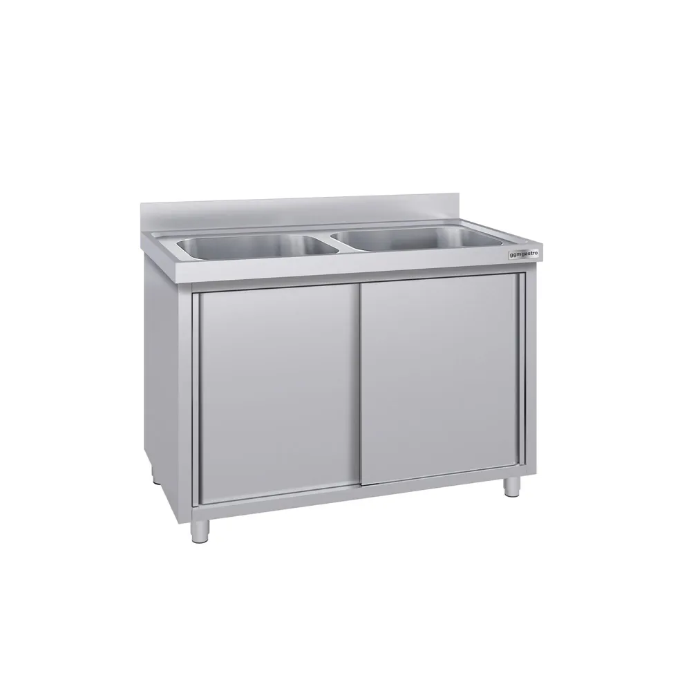 Шкаф с мивка ECO - 1200x600mm - с 2 корита