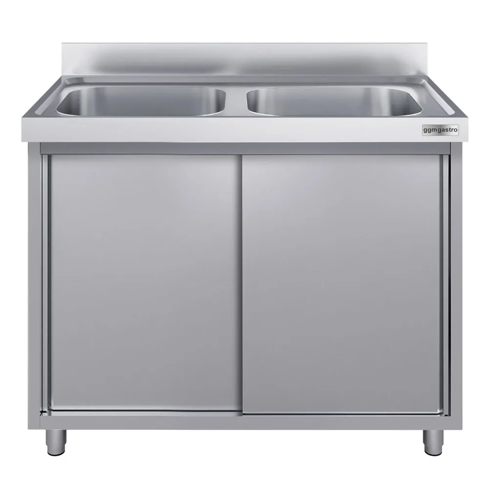Шкаф с мивка ECO - 1200x700mm - с 2 корита