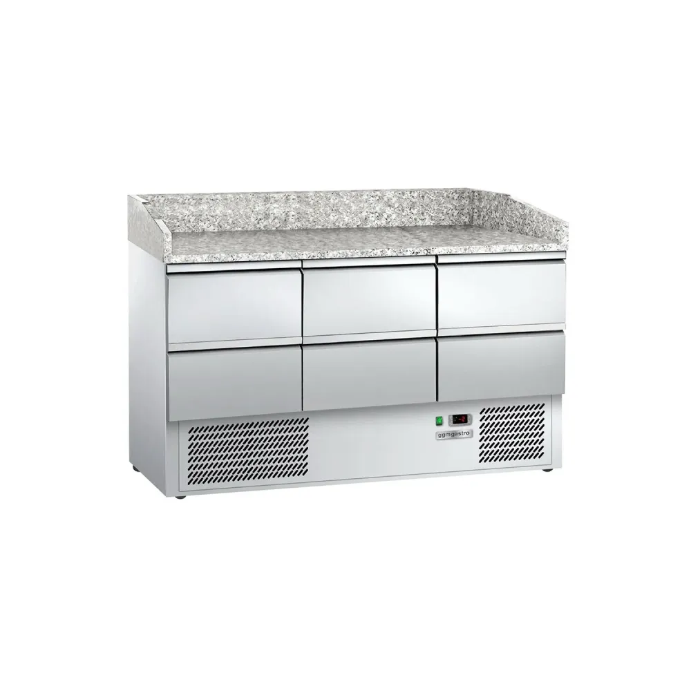 Хладилна маса за пица ECO - 1400x700mm - с 2–4 врати и 5+ чекмеджета GN 1/1