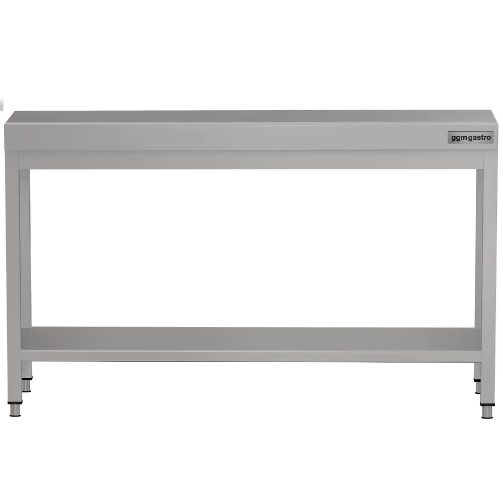 Маса от неръждаема стомана ECO - 1500x600mm - с основен рафт