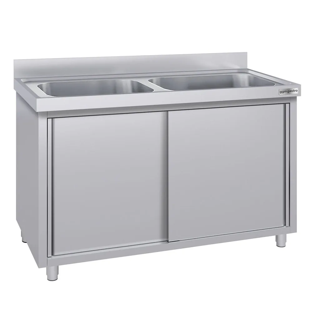 Шкаф с мивка ECO - 1600x600mm - с 2 корита
